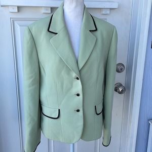 Tahari ASL• Mint Green Blazer